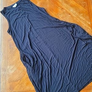 NWOT LulaRoe black sleeveless high neck dress w/ pockets